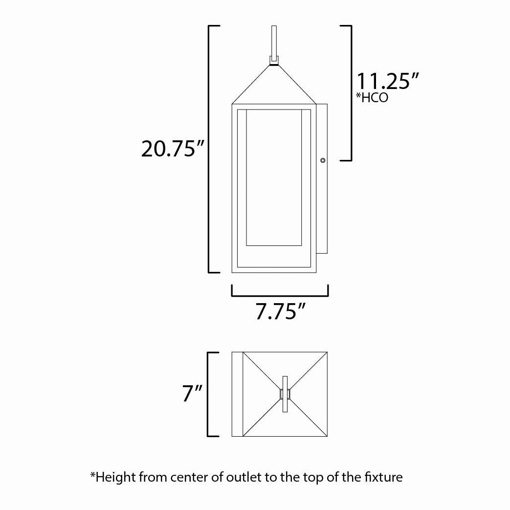 Aldous 1-Light Large Outdoor Sconce