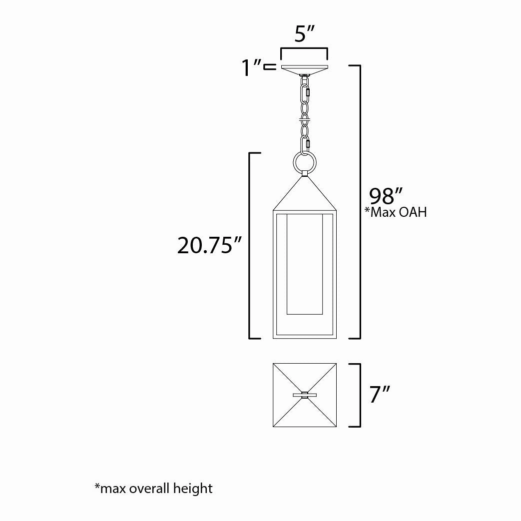 Aldous 1-Light Outdoor Pendant