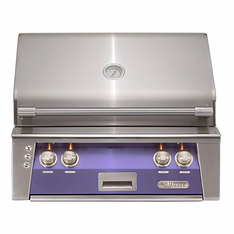 Alfresco ALXE 30-Inch Built-In Gas Grill with Rotisserie