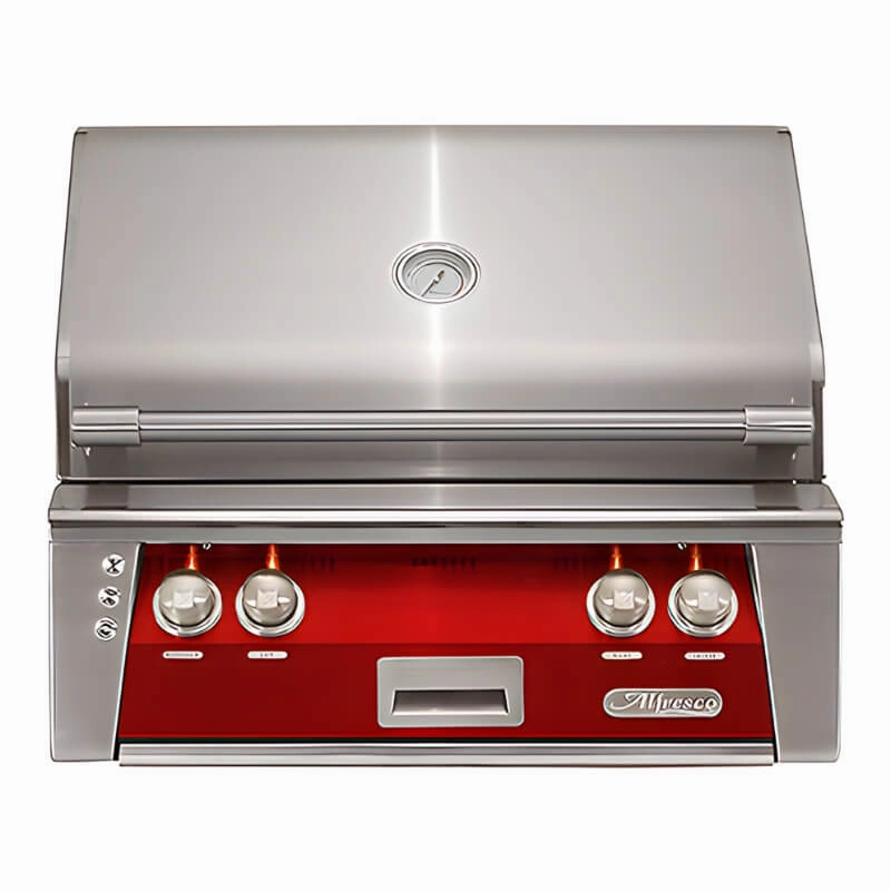 Alfresco ALXE 30-Inch Built-In Gas Grill with Rotisserie