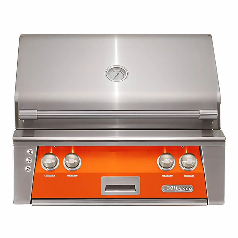 Alfresco ALXE 30-Inch Built-In Gas Grill with Rotisserie