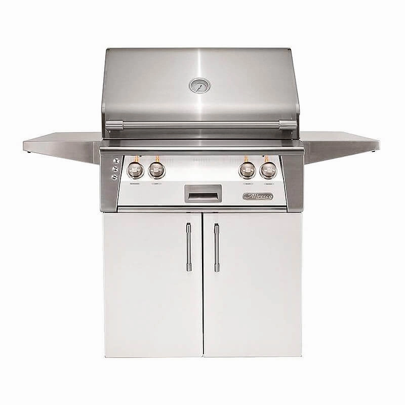 Alfresco ALXE 30-Inch Freestanding Gas Grill with Rotisserie