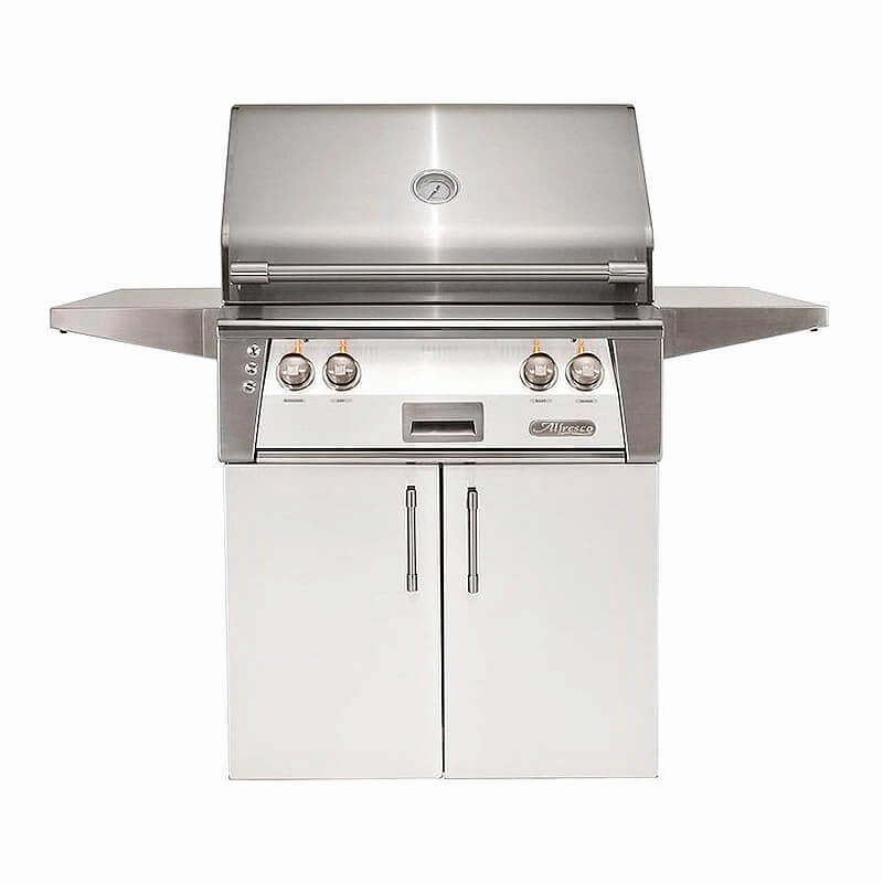 Alfresco ALXE 30-Inch Freestanding Gas Grill with Rotisserie