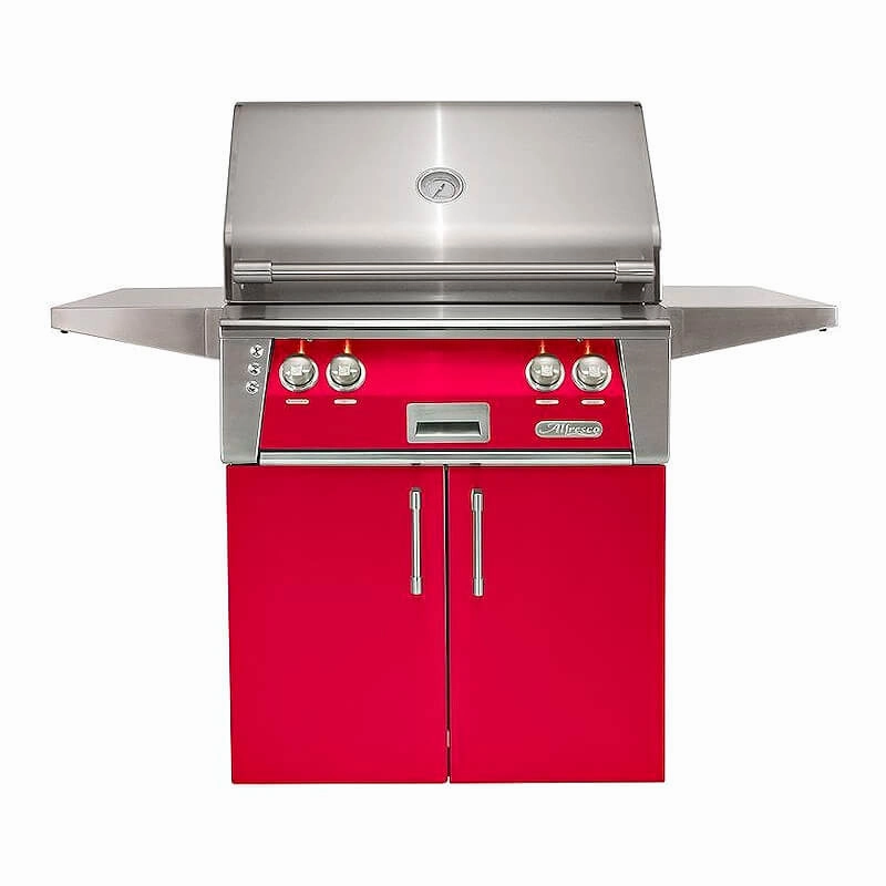 Alfresco ALXE 30-Inch Freestanding Gas Grill with Rotisserie