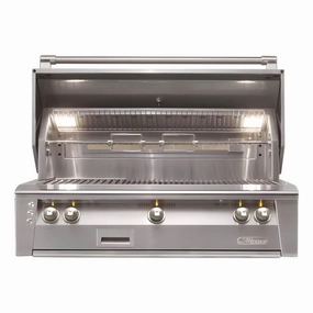 Alfresco ALXE 42-Inch Built-In Gas Grill With Sear Zone And Rotisserie compact BBQ grill for small spaces