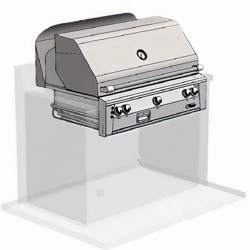 Alfresco Wind Guard For 56 Inch Built-In Grill  AWS-56