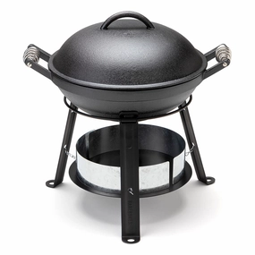 All-in-One Cast Iron Grill durable outdoor garden light fixtures