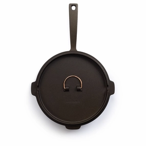 All-in-One Cast Iron Skillet | 10-inch heavy-duty garden utility cart with handle