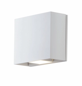 Alumilux Cube LED Wall Sconce WhiteOutdoor wall sconces with motion sensor