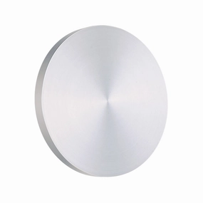 Alumilux Dish LED Wall Sconce Satin AluminumOutdoor wall sconces with motion sensor