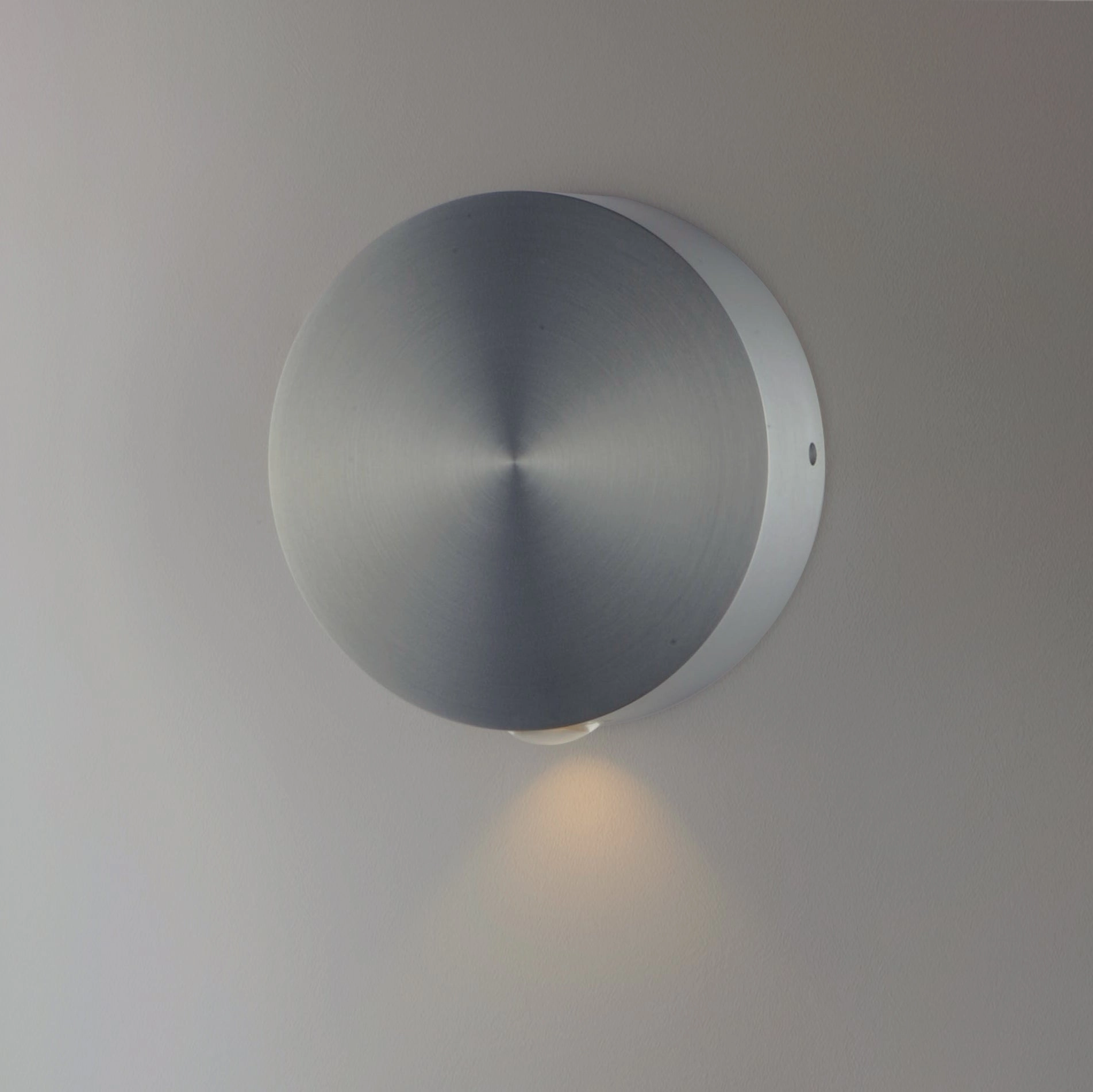 Alumilux Glint LED Outdoor Wall Sconce Satin Aluminum