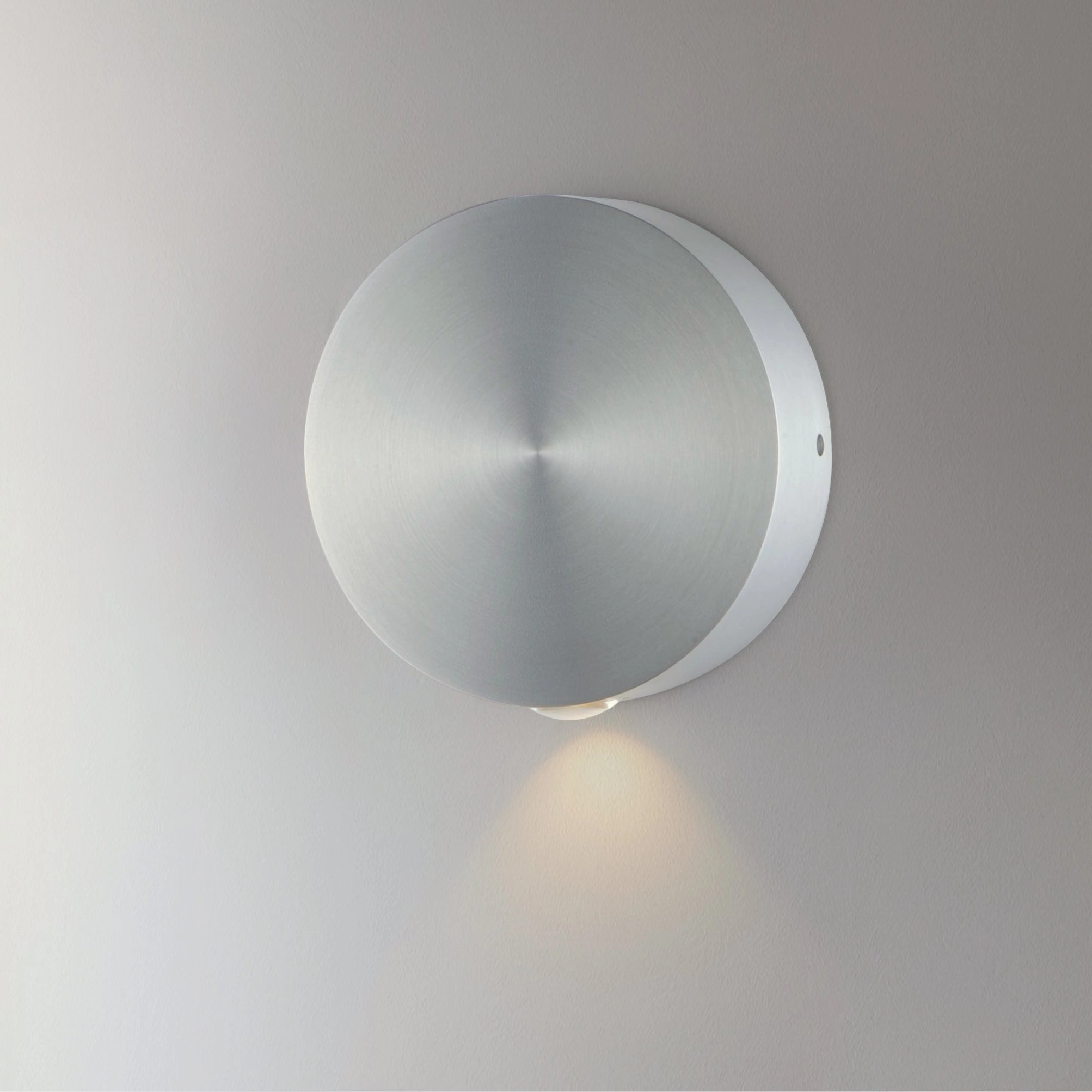 Alumilux Glint LED Outdoor Wall Sconce Satin Aluminum