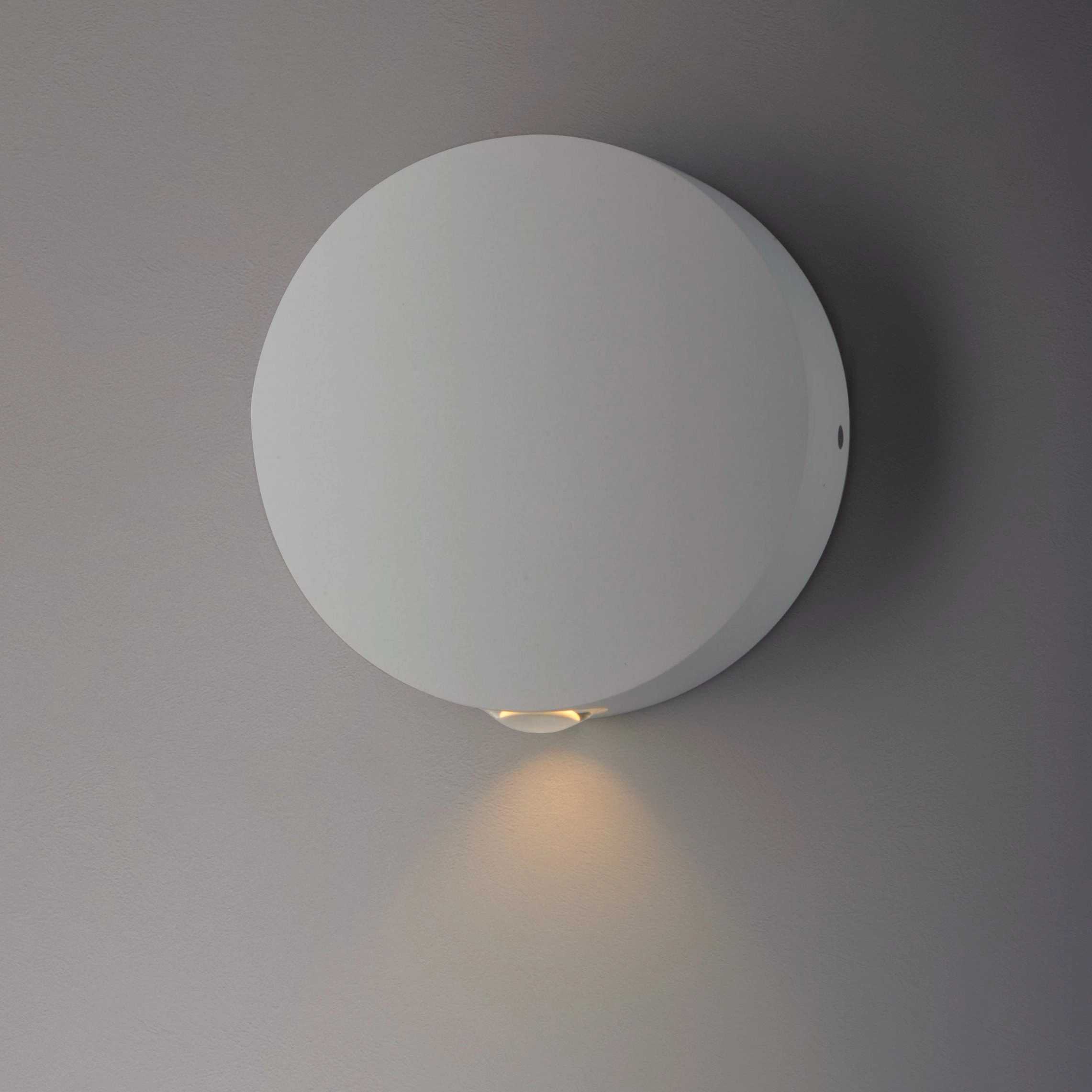 Alumilux Glint LED Outdoor Wall Sconce White