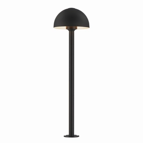 Alumilux Landscape LED Dome Light BlackDecorative outdoor post lights
