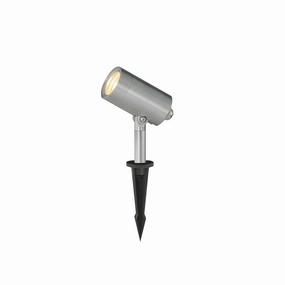 Alumilux Landscape LED Landscape Spot Light Satin AluminumColor changing landscape spotlights
