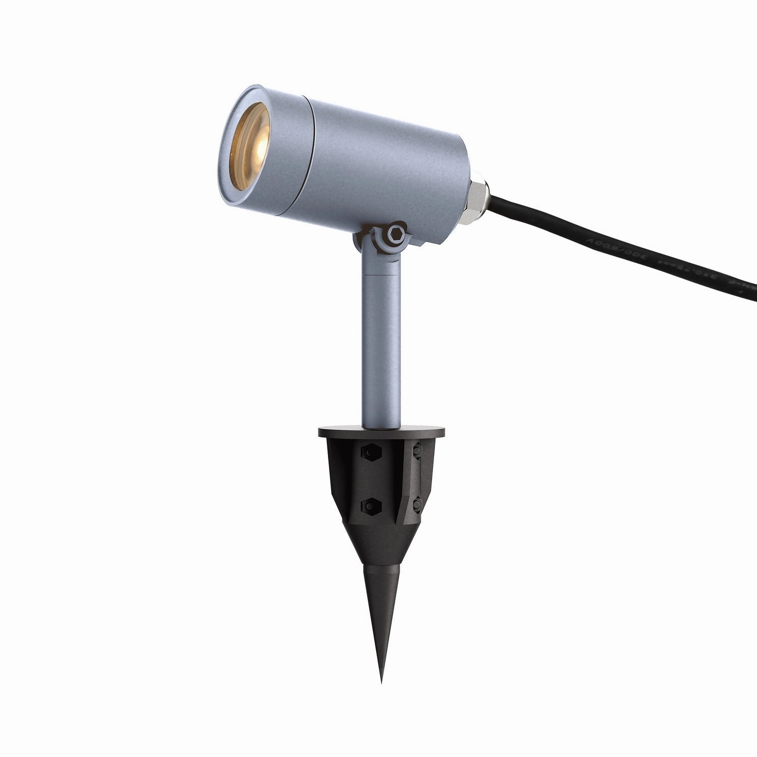 Alumilux Landscape LED Spot Light Satin AluminumColor changing landscape spotlights
