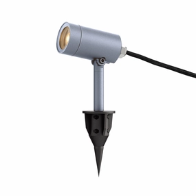 Alumilux Landscape LED Spot Light Satin AluminumColor changing landscape spotlights