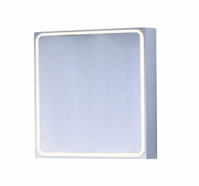 Alumilux Outline LED Outdoor Wall Sconce Satin AluminumOutdoor wall sconces with motion sensor
