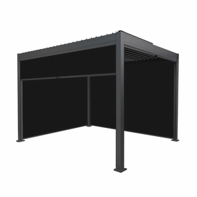 Aluminium Pergola With Anthracite Blinds - 3m x 3moutdoor patio furniture set