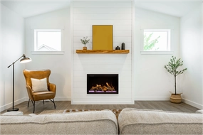 Amantii 38" Lumina Traditional Series Electric Fireplace TRD-38-LUMINAstone-look outdoor patio fireplace