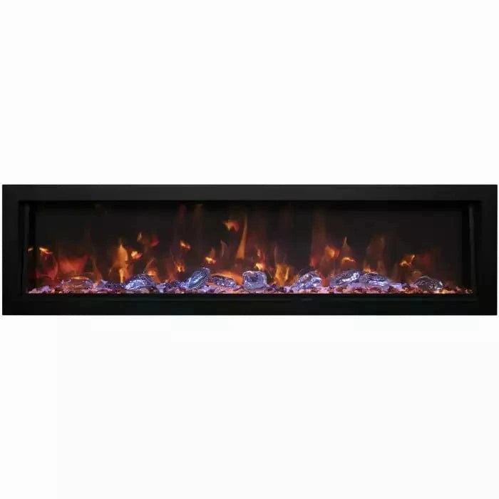 Amantii 40" Panorama BI Deep Smart Electric Fireplace BI-40-DEEP-ODLUMINA