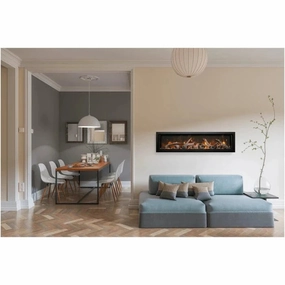 Amantii 40" Panorama BI Deep Smart Electric Fireplace BI-40-DEEP-ODLUMINAstone-look outdoor patio fireplace