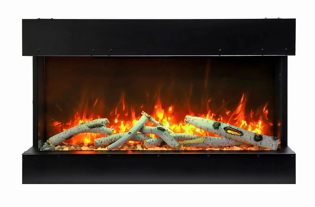 Amantii 72" True View Slim Smart Electric Fireplace 72-TRV-SLIM-LUMINA
