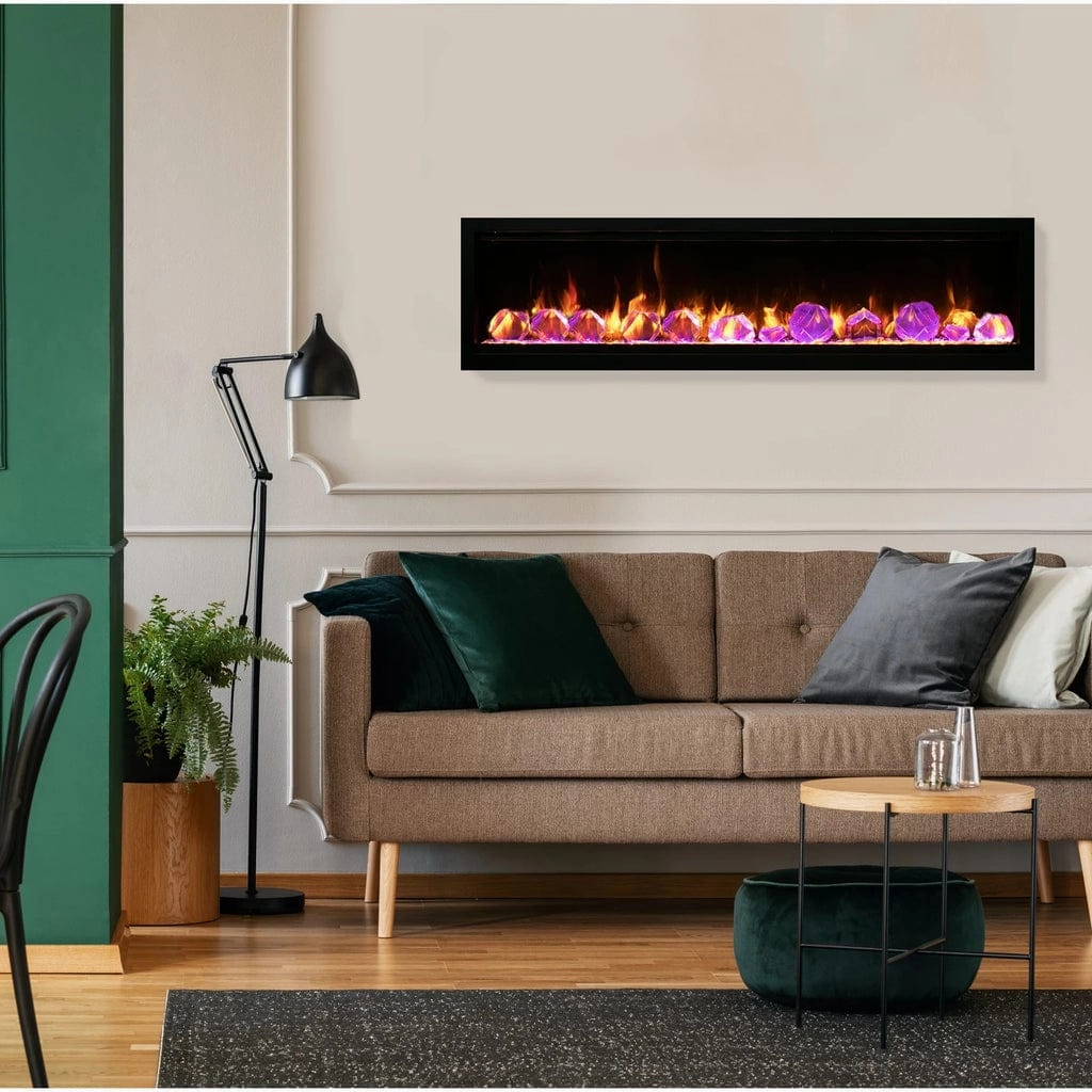 Amantii 74-inch Symmetry Lumina Electric Fireplace SYM-74-LUMINAstone-look outdoor patio fireplace