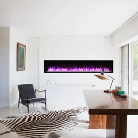 Amantii 88-inch Symmetry Lumina Electric Fireplace SYM-88-LUMINAstone-look outdoor patio fireplace