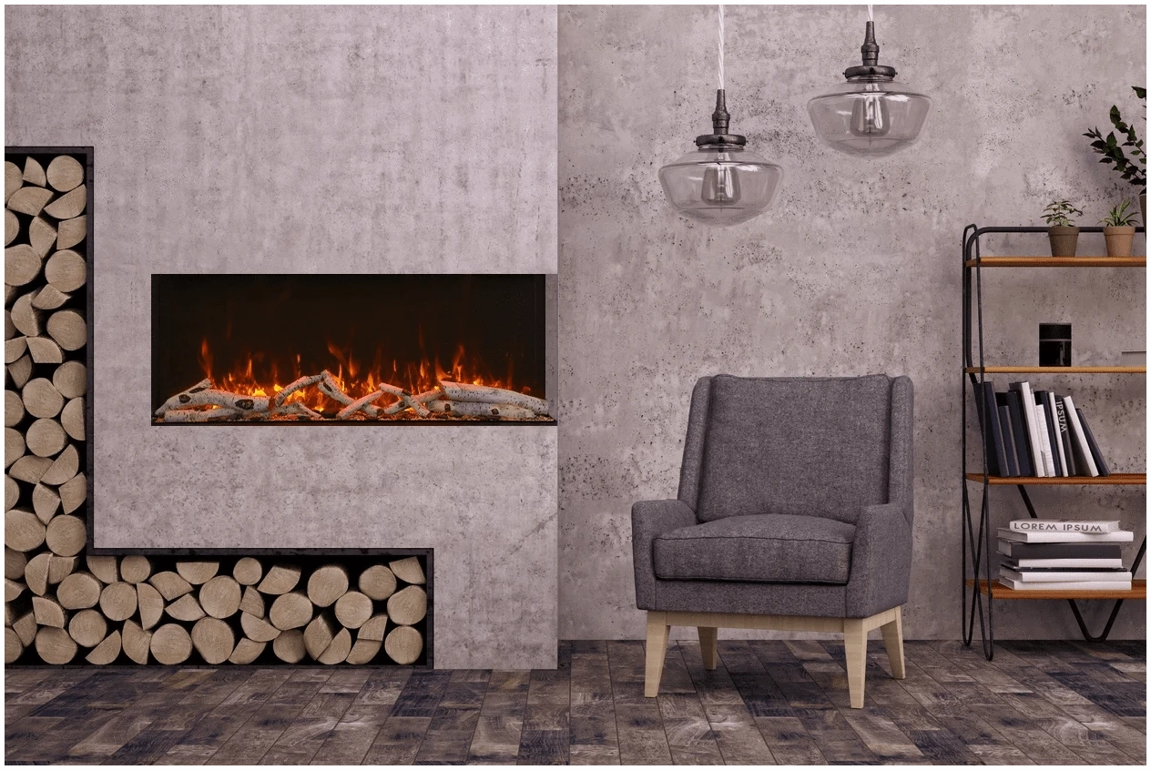 Amantii 88" Tru View XT Lumina Electric Fireplace 88-TRV-XT-XL-LUMINA