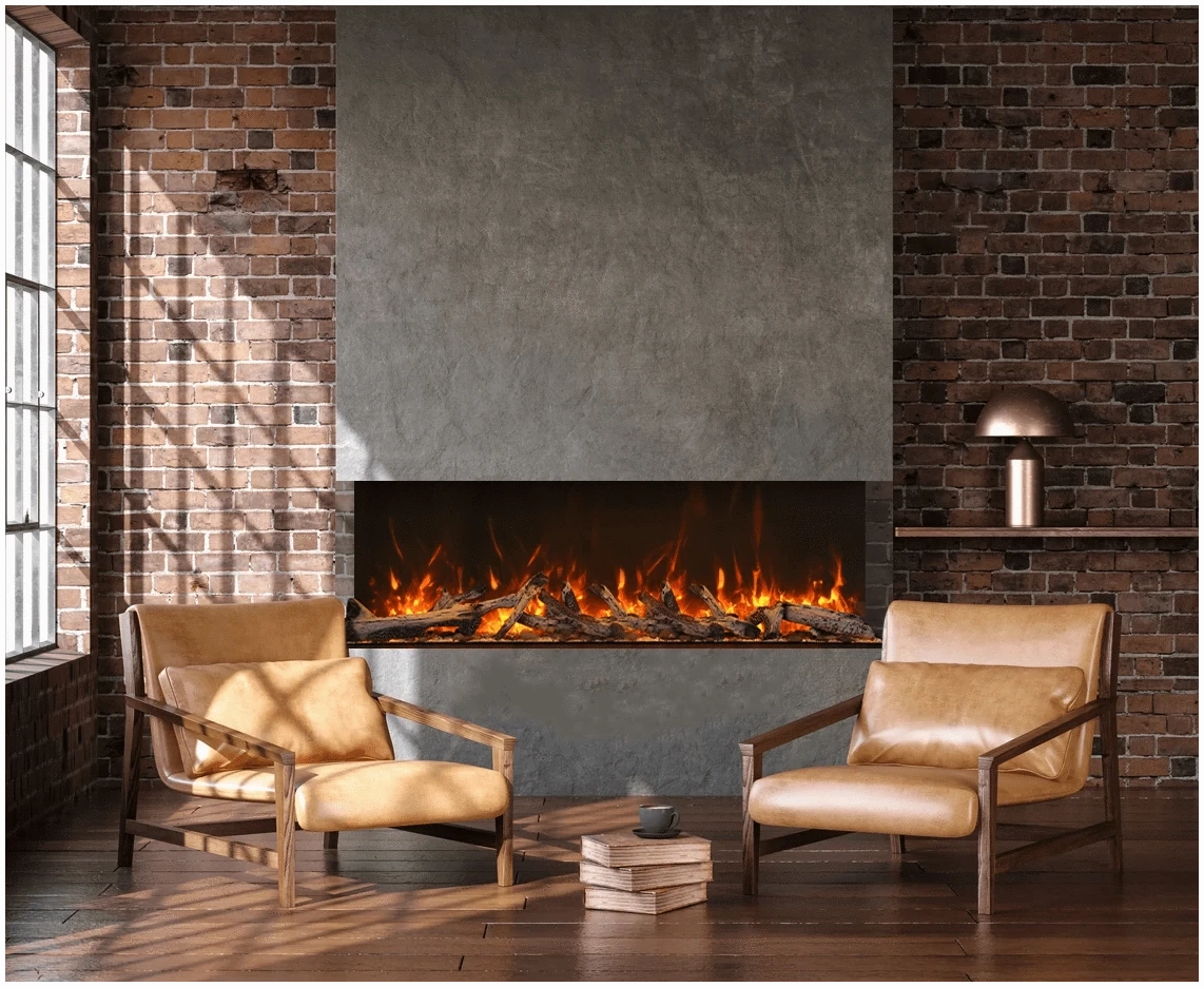 Amantii 88" Tru View XT Lumina Electric Fireplace 88-TRV-XT-XL-LUMINA