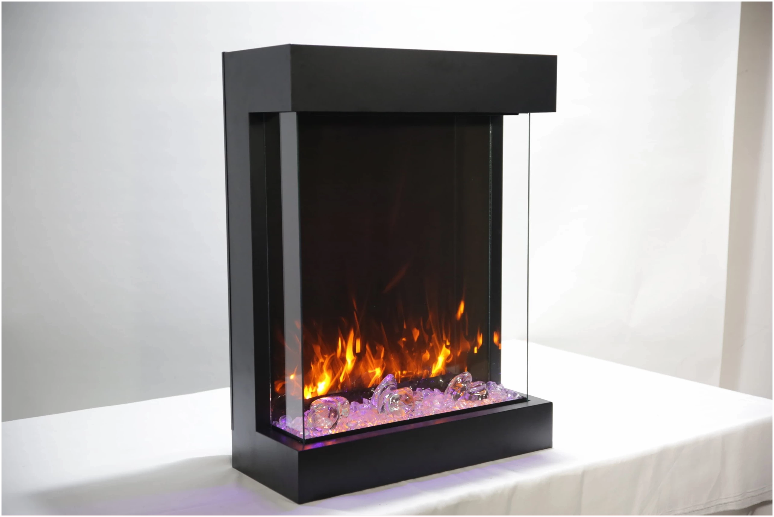Amantii Lumina Smart Cube Electric Fireplace CUBE-2025WM-LUMINA