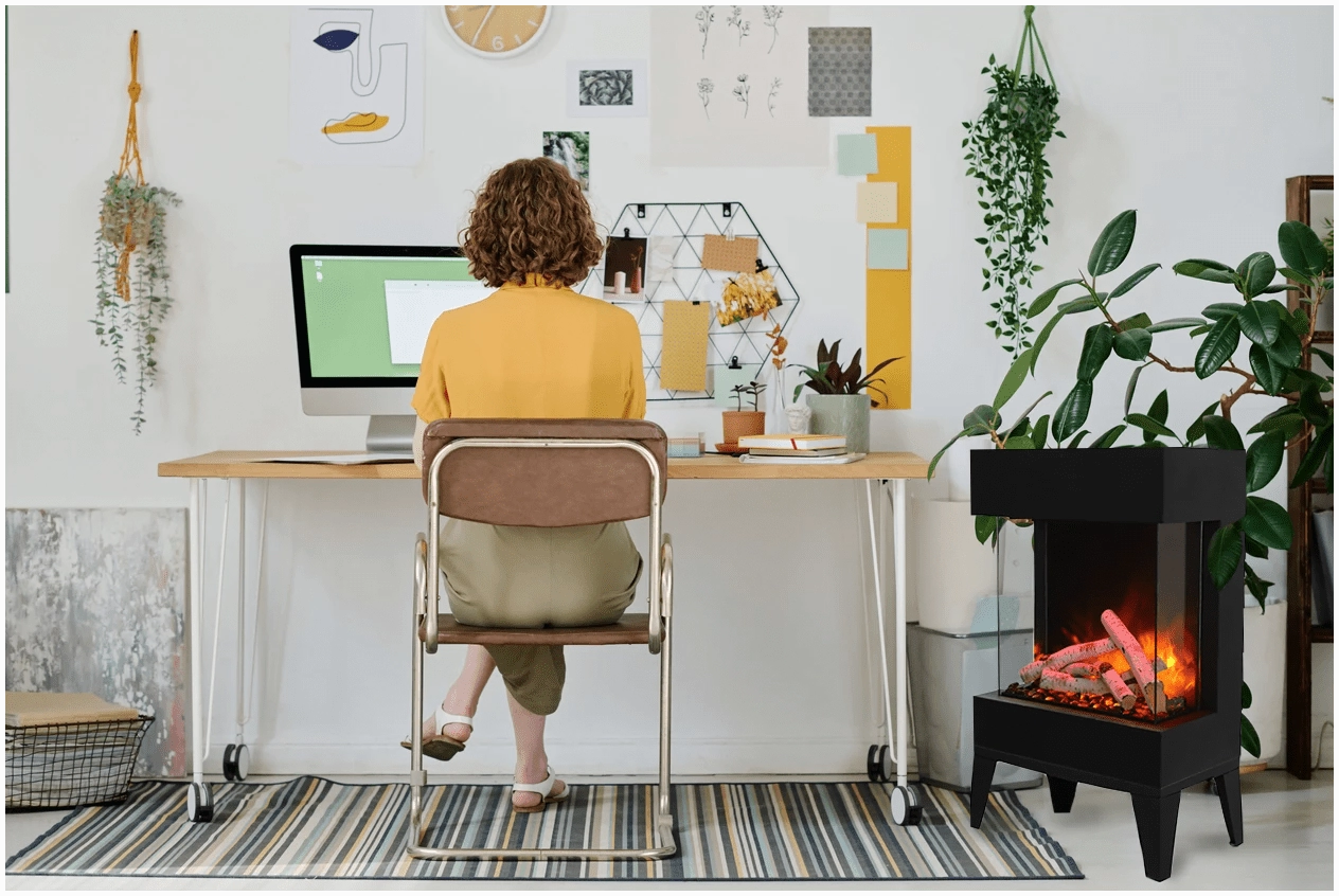 Amantii Lumina Smart Cube Electric Fireplace CUBE-2025WM-LUMINA