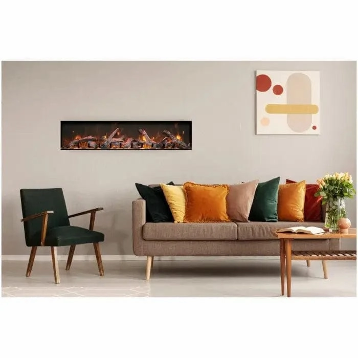 Amantii Panorama BI Deep XT 72" Smart Electric Fireplace BI-72-DEEP-XT