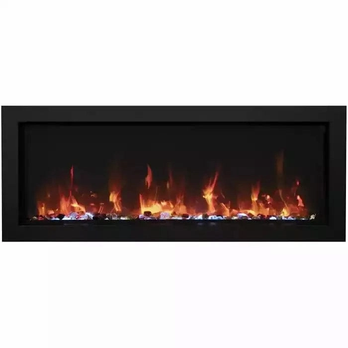 Amantii Panorama BI Slim 72" Smart Electric Fireplace BI-72-SLIM-OD