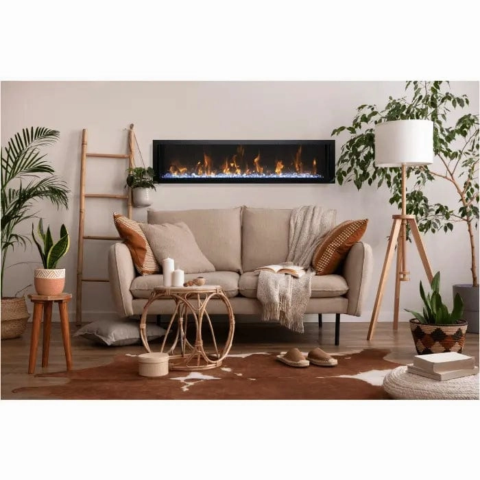 Amantii Panorama BI Slim 72" Smart Electric Fireplace BI-72-SLIM-OD