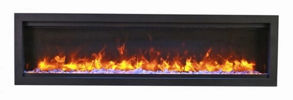 Amantii Symmetry Bespoke 100-inch Electric Fireplace SYM-100-BESPOKE