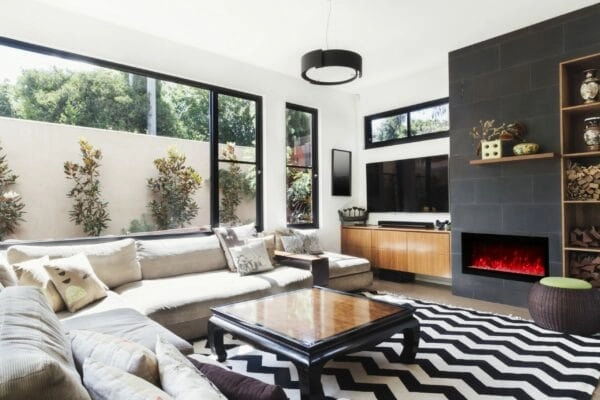 Amantii Symmetry Bespoke 88-inch Electric Fireplace SYM-88-BESPOKE