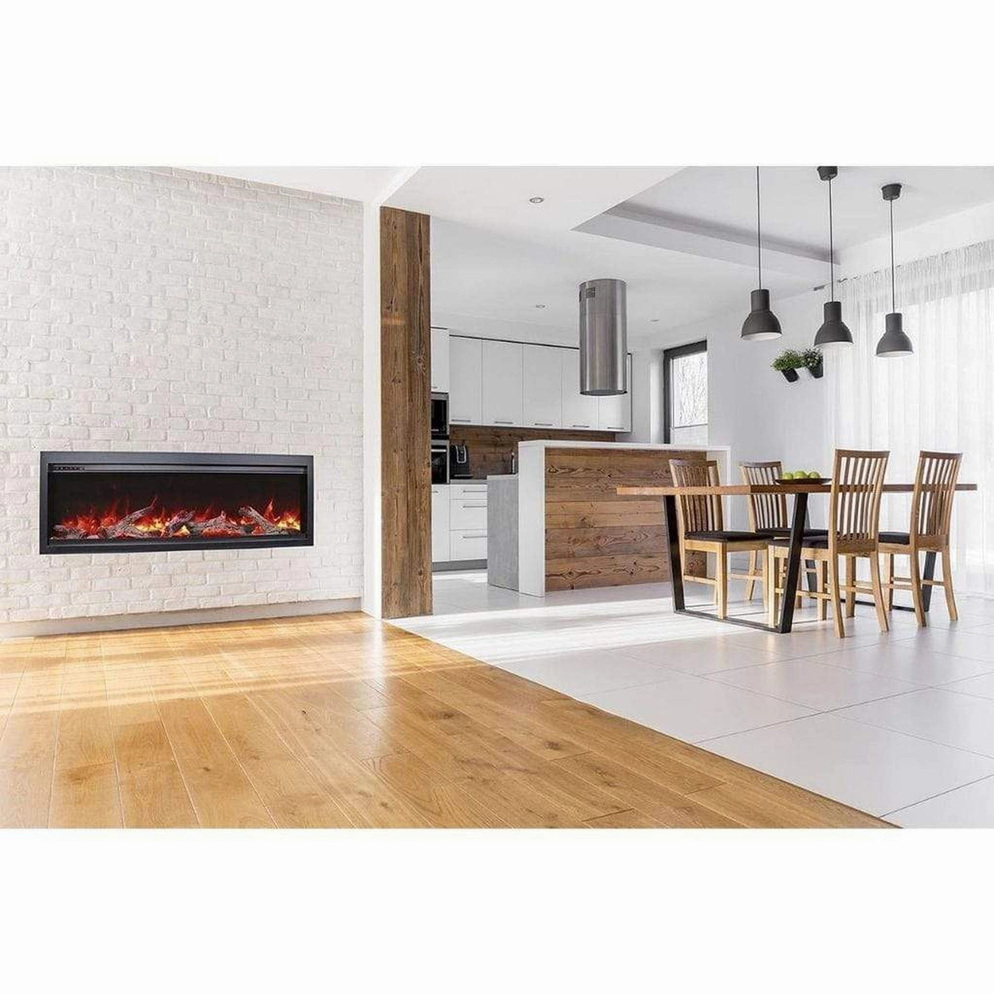 Amantii Symmetry Bespoke XT 100-inch Electric Fireplace SYM-100-XT-BESPOKE
