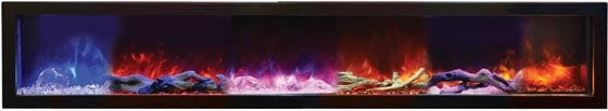 Amantii Symmetry Bespoke XT 100-inch Electric Fireplace SYM-100-XT-BESPOKE