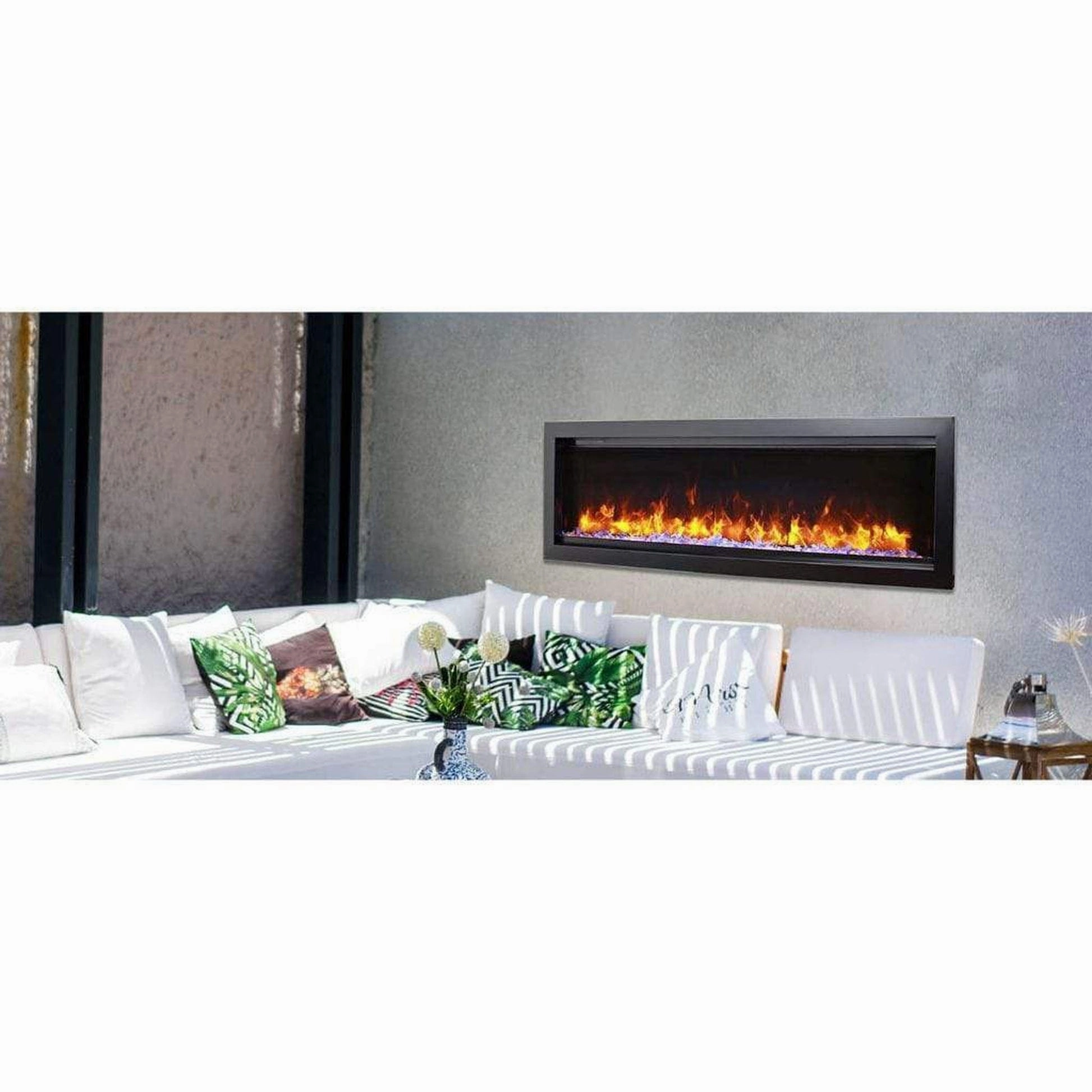 Amantii Symmetry Bespoke XT 100-inch Electric Fireplace SYM-100-XT-BESPOKE