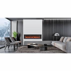 Amantii Symmetry Bespoke XT 100-inch Electric Fireplace SYM-100-XT-BESPOKEstone-look outdoor patio fireplace