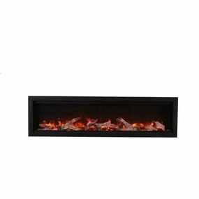 Amantii Symmetry Smart 74" Electric Fireplace SYM-74stone-look outdoor patio fireplace