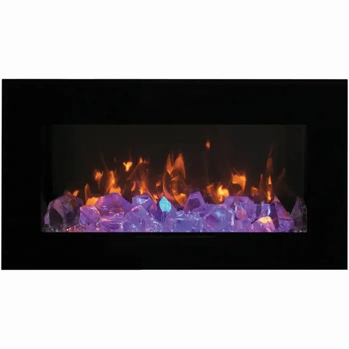 Amantii Wall Mount/Flush Mount 48" Electric Fireplace WM-FM-48-5823-BG