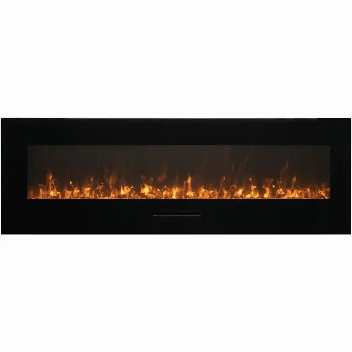 Amantii Wall Mount/Flush Mount 72" Electric Fireplace WM-FM-72-8123-BG