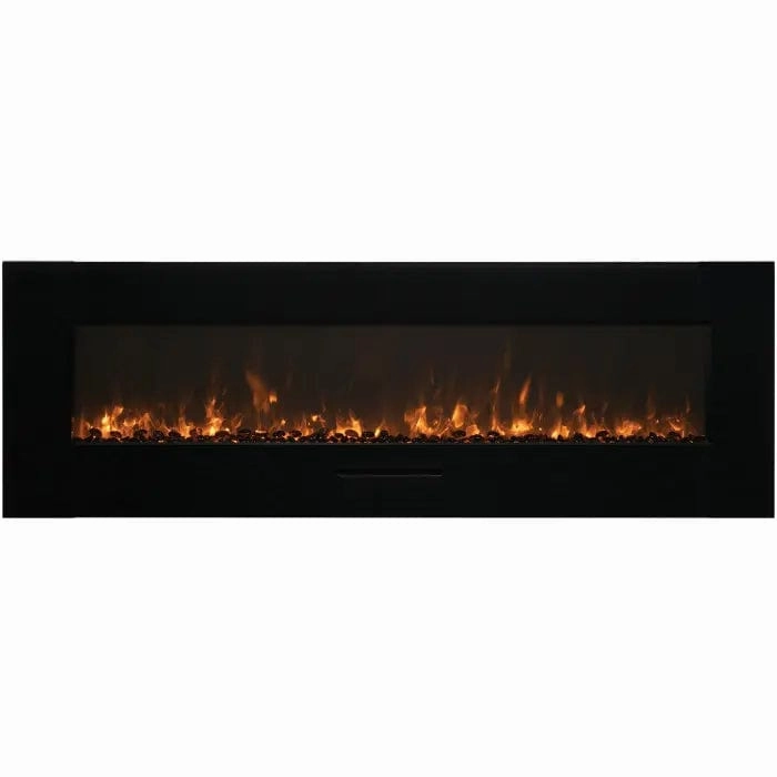 Amantii Wall Mount/Flush Mount 88" Electric Fireplace WM-FM-88-10023-BG