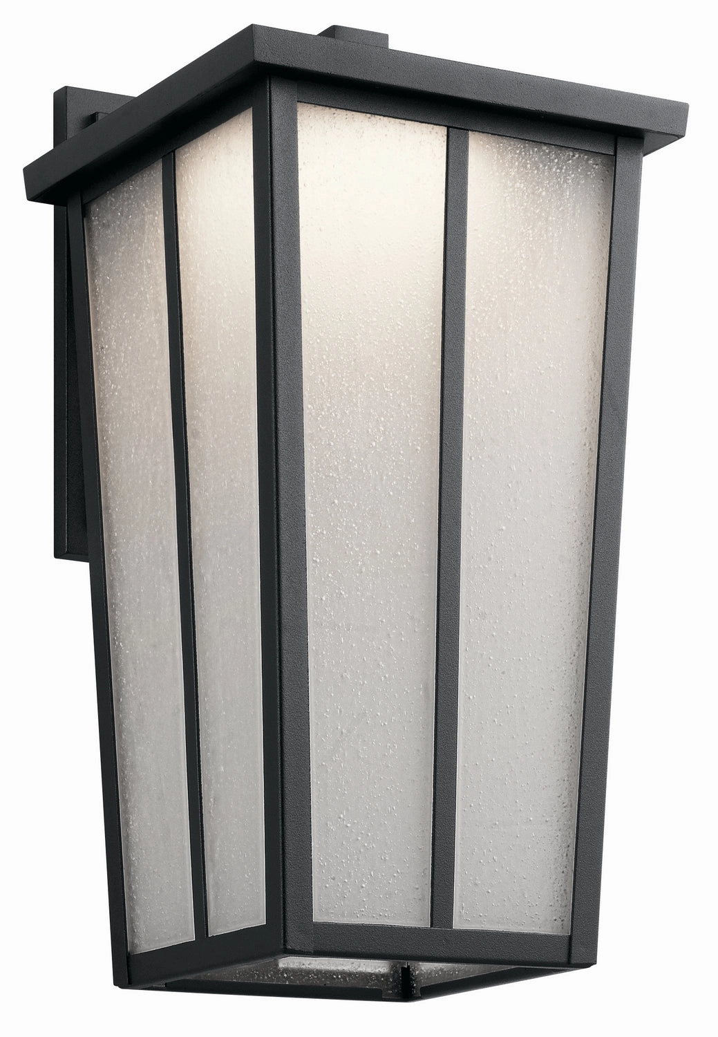 Amber Valley LED Outdoor Wall Mount Textured BlackOutdoor wall sconces with motion sensor