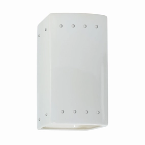 Ambiance Lantern Gloss WhiteOutdoor wall sconces with motion sensor