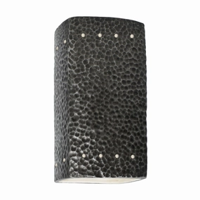 Ambiance Lantern Hammered PewterOutdoor wall sconces with motion sensor