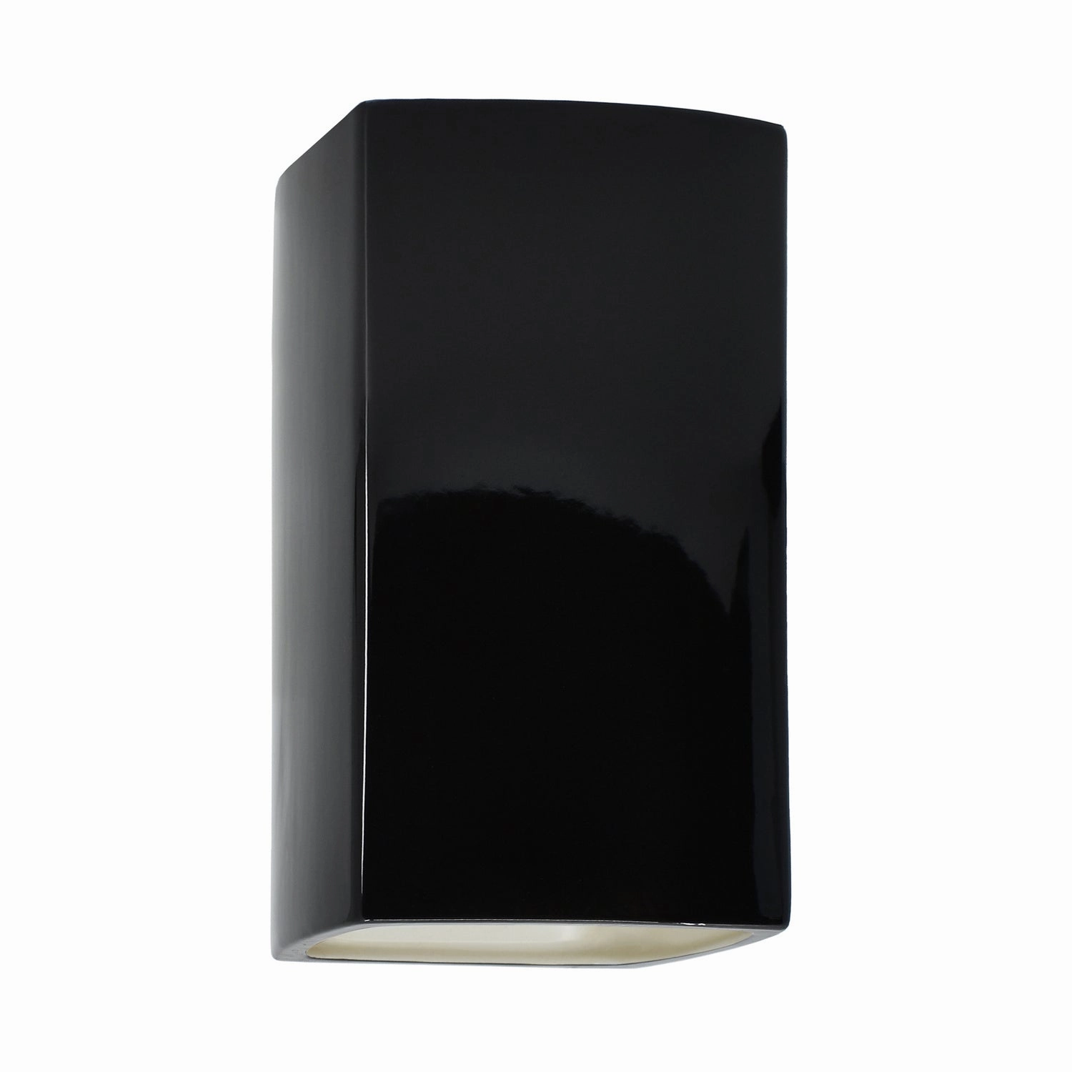 Ambiance LED Wall Sconce Gloss Black with Matte White internalOutdoor wall sconces with motion sensor